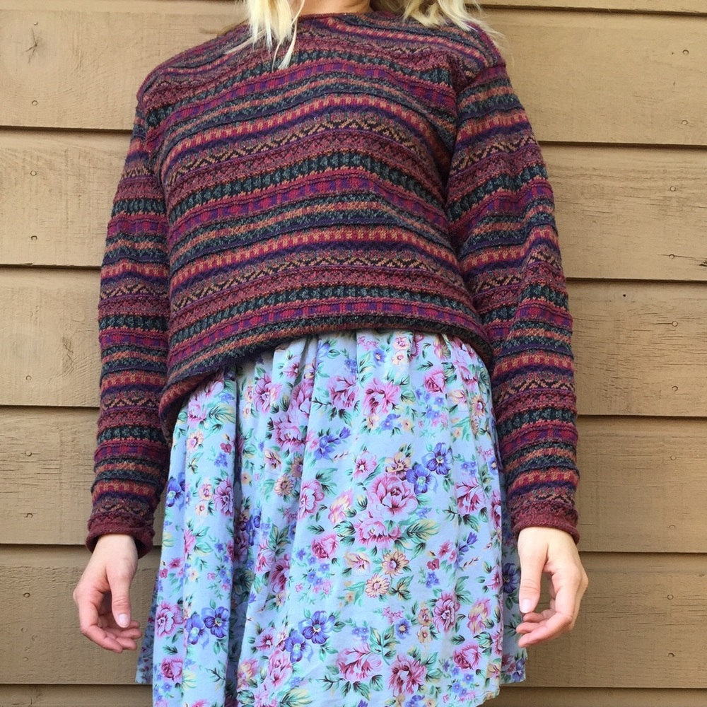 Vintage Knit Sweater🧡